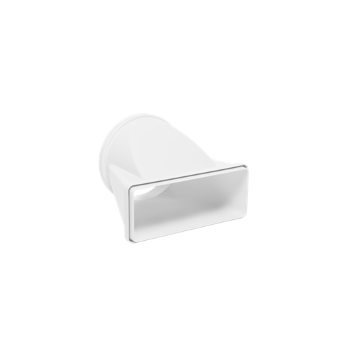 Installationsdel til kogeplade vandret forbindelse fra rektangulær til rund - AEG M2CKCF02U