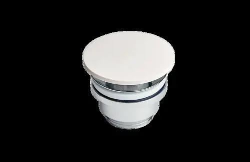 Bundventil til Marmorline Marmor bordplade - Farve hvid 01