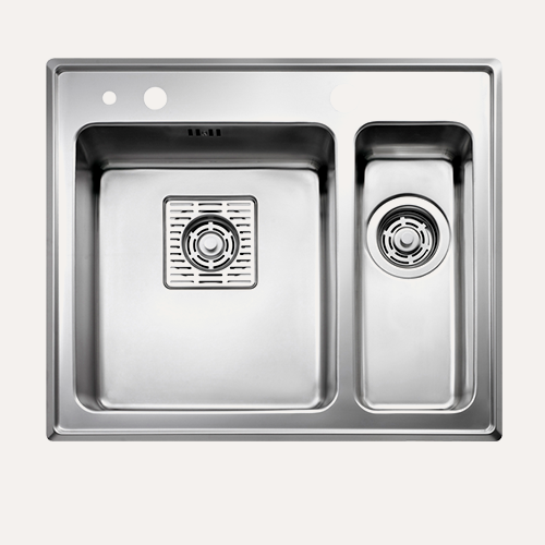 Billede af Kitchn - Intra Frame 60 SH. Kompaktlaminat, Granit, Keramik & Dekton planlimet køkkenvask