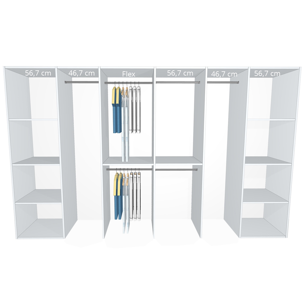 Inventar fra bredde 320 cm til 340 cm - Kitchn - Model B