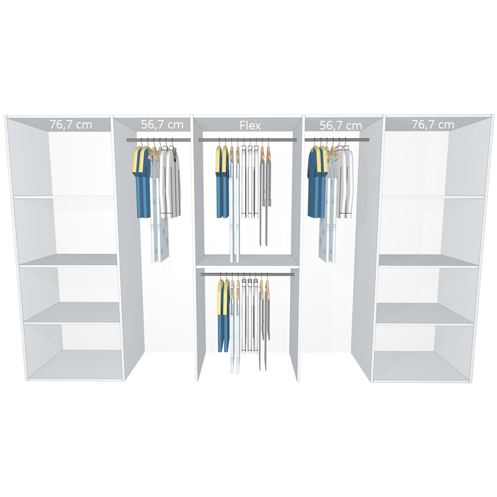 Inventar fra bredde 340 cm til 360 cm - Kitchn - Model A