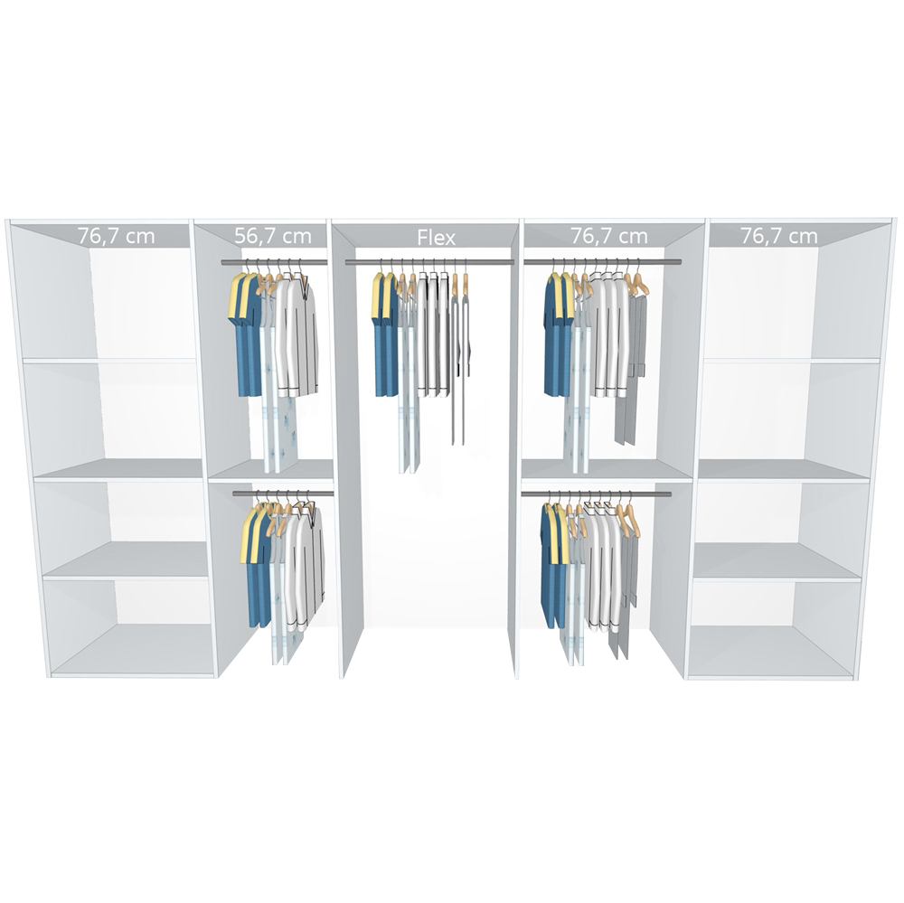 Inventar fra bredde 360 cm til 380 cm – Kitchn – Model A