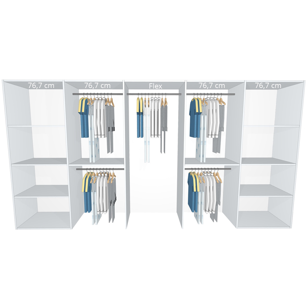 Inventar fra bredde 380 cm til 400 cm - Kitchn - Model A