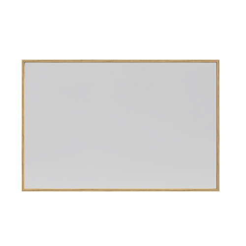 Just Wood spejl med lysolieret egetræsramme 120 x 80 cm