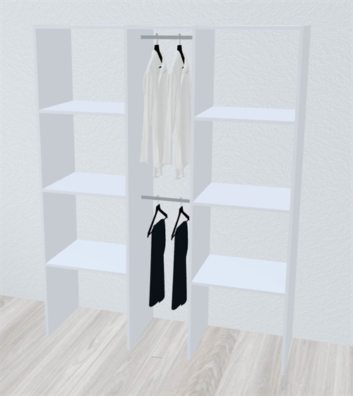 Kitchn Inventar fra bredde 160 til 180 cm passer til 3 skydedøre