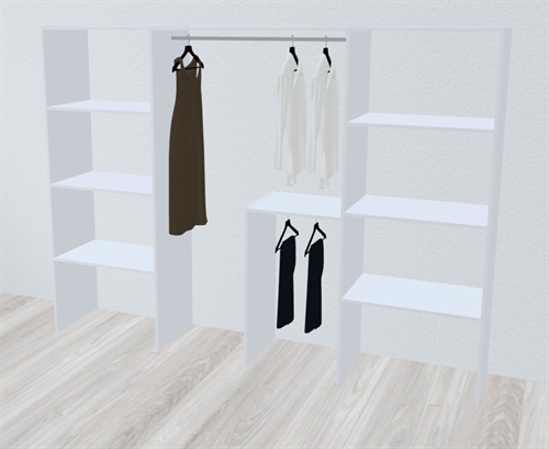 Kitchn Inventar fra bredde 280 til 300 cm passer til 4 skydedøre