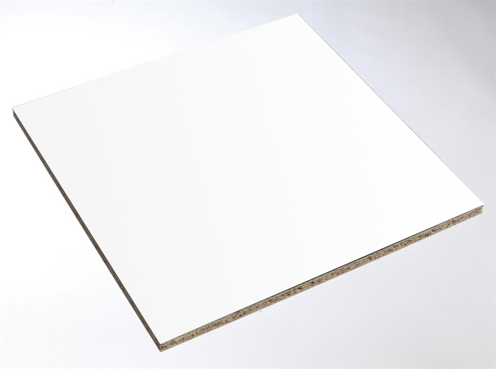 Anslagsliste 280 x 10 x 1,9 cm – Hvid Højglans med faste mål