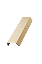 Furnipart - Accent - greb i aluminium børstet messing CC160mm L200mm B44,9mm