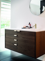 Furnipart - Bench - greb i aluminium børstet messing CC60mm L100mm B48,3mm