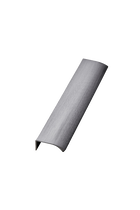 Furnipart - Edge Straight - greb i aluminium Børstet antracit CC2x80mm L20
