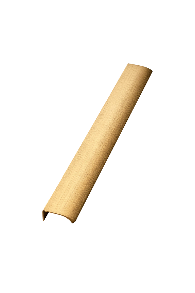 Furnipart – Edge Straight – greb i aluminium børstet messing CC2x160mm L35