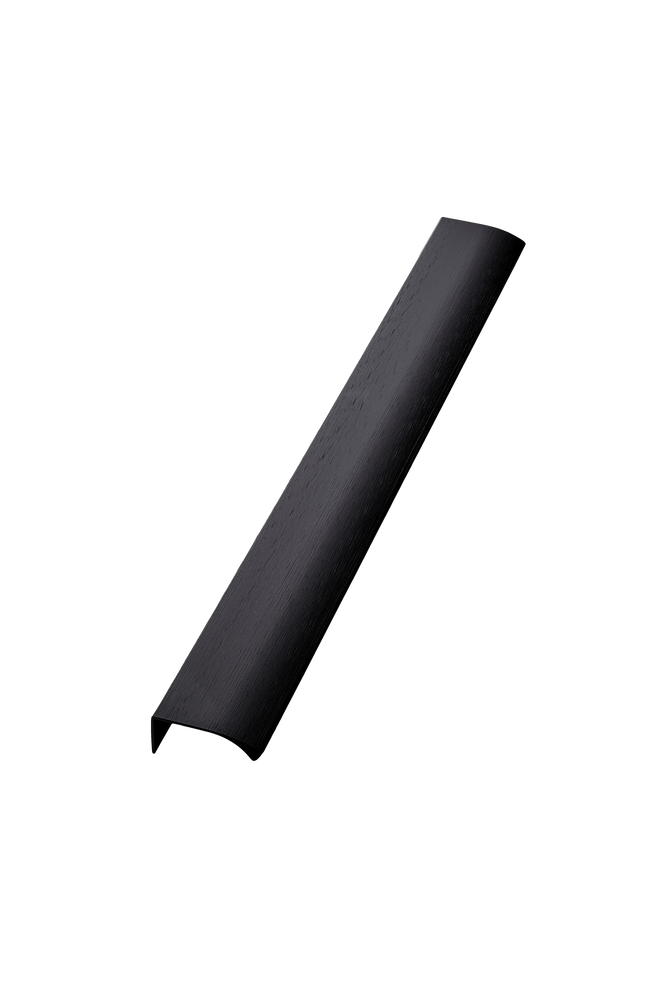 Furnipart – Edge Straight – greb i aluminium børstet mat sort CC2x160mm L3