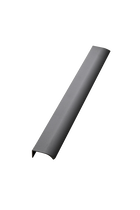 Furnipart - Edge Straight - greb i Aluminium CC2x160mm L350mm B40,9mm H18m