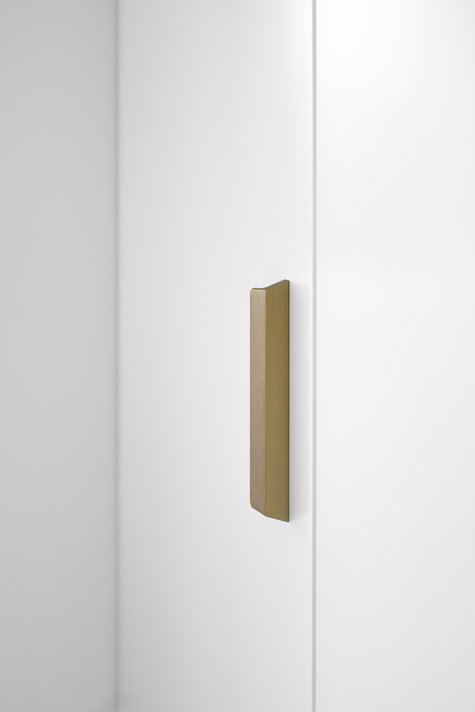 Furnipart – Envelope Handle – greb i Aluminium Børstet messing CC160mm L199,9