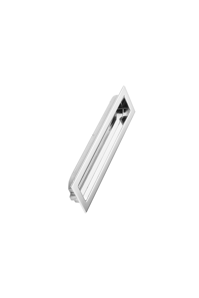 Furnipart – Inn – greb i Zink Blank krom CC192mm L202mm B50mm H14mm