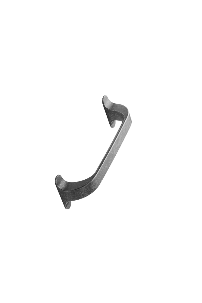 Furnipart – Locker – greb i zink antik grå CC128mm L140mm B40/13mm H32mm