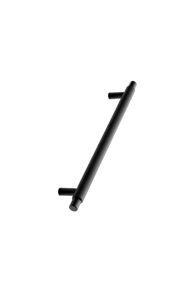 Furnipart – Manor – greb i Zink Mat sort CC192mm L246mm B14mm H36mm É14mm