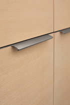 Furnipart - Shadow - greb i aluminium inox look CC80mm L195,5mm B42mm H18m