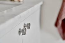 Furnipart - Simon - greb i stål inox look H29mm Ø35mm