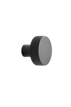 Furnipart - Simon - greb i stål sort H29mm Ø35mm