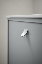 Furnipart - Slope Knob - greb i zink