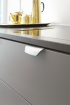 Furnipart - Wow - greb i zink blank krom CC64mm L96mm B42mm H20mm