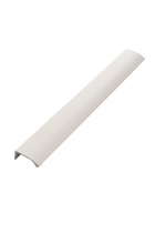 Furnipart - Edge Straight - greb i aluminium hvid CC2x160mm L350mm B40,9mm