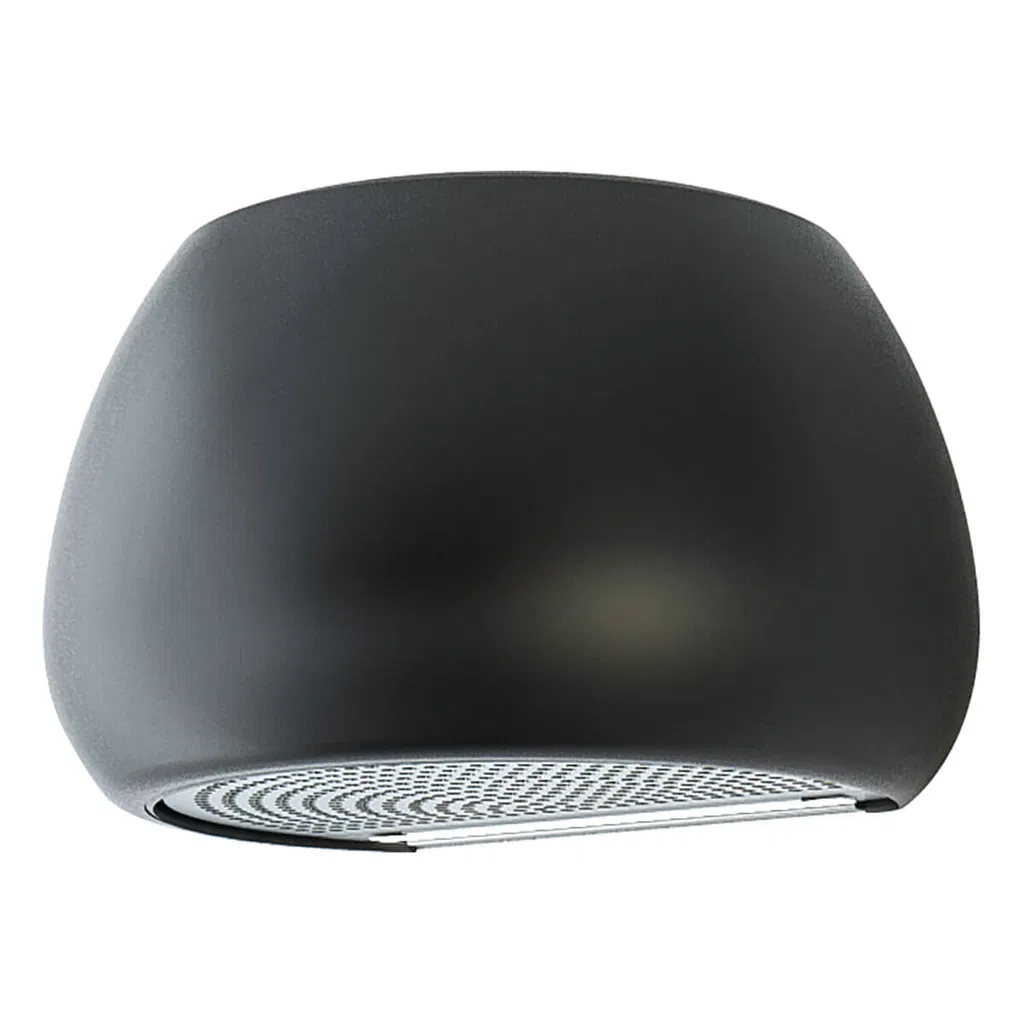 Witt Chubby Matte black-2 Væghængt emhætte Sort