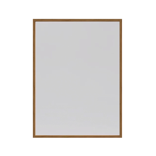 Just Wood spejl med mørkolieret egetræsramme 60 x 80 cm