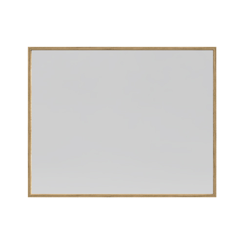 Just Wood spejl med naturolieret egetræsramme 100 x 80 cm