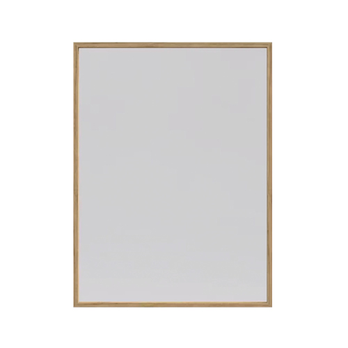 Just Wood spejl med naturolieret egetræsramme 60 x 80 cm