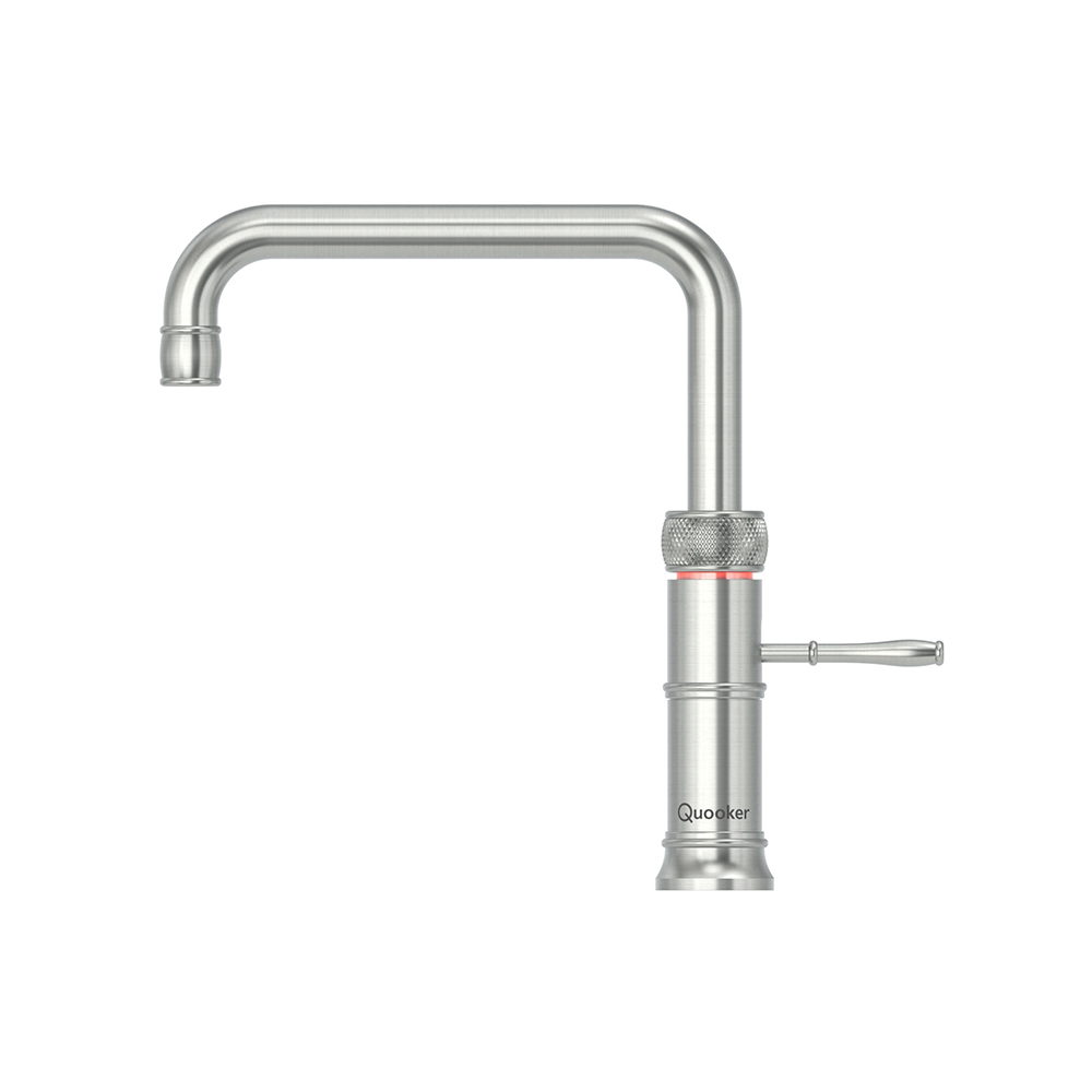 Quooker Classic Fusion Square – Rustfrit stål – Uden beholder