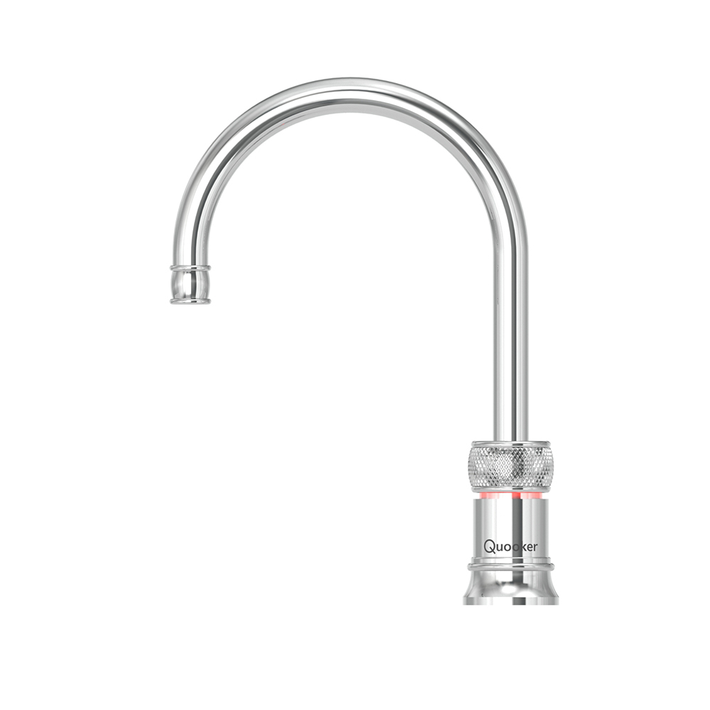 Quooker Classic Nordic Round – Krom – Uden beholder