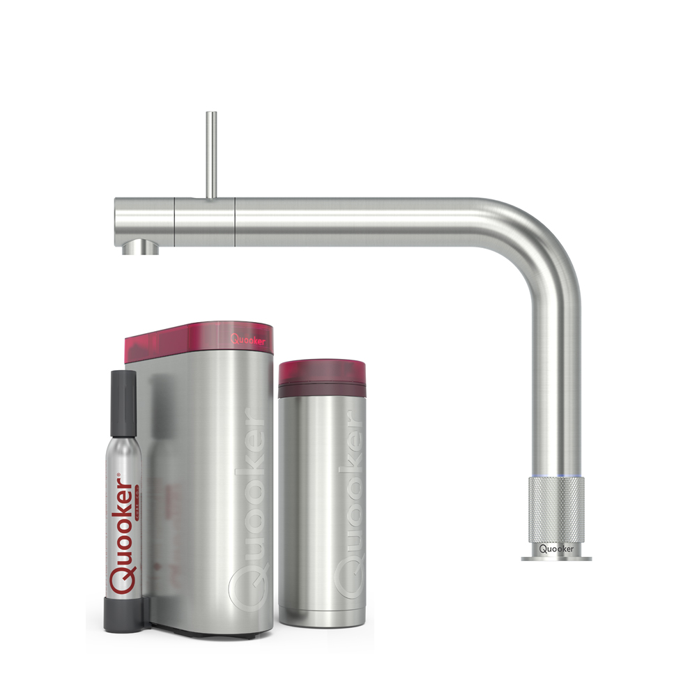Quooker Front inkl. PRO3 og CUBE –  Rustfrit Stål