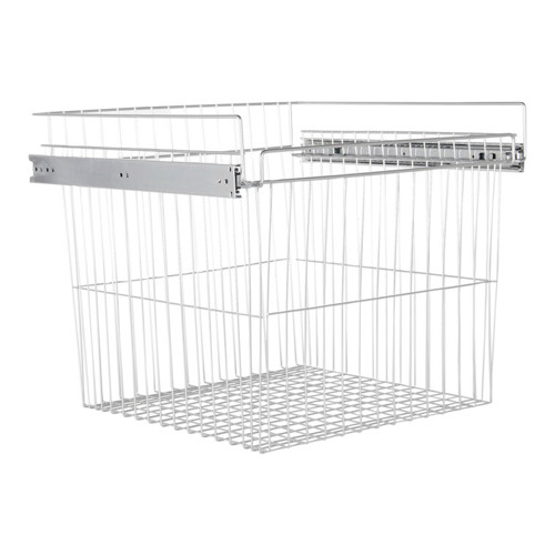 Vasketøjskurv med udtræk til 60 cm skab<br>H: 48 cm D: 51 cm 