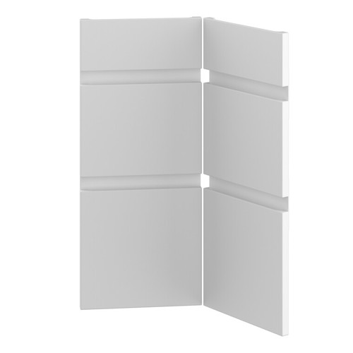 Knæklåge 3-delt samlet<br>Passer til U9090 H: 70 cm B: 29,6 cm