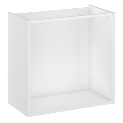 Badkorpus lavt underskab slimline hvid