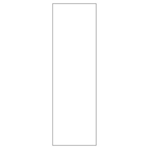 Integreret friside til højskab<br>H: 195,2 cm D: 58 cm