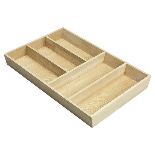 Bestikindsats massiv eg til 40 cm skuffe<br>Indvendig bredde 32 cm 