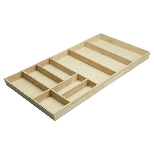  Bestikindsats massiv eg til 100 cm skuffe<br>Indvendig bredde 92 cm 