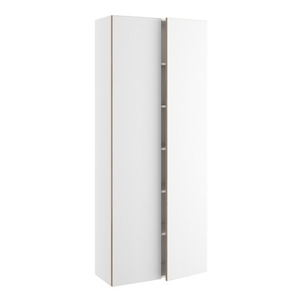 80 cm bredt højskab med 5 hylder