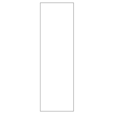 Integreret friside til højskab<br>H: 195,2 cm D: 58 cm
