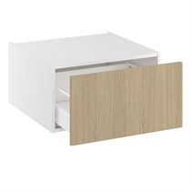 Flaskeskab med 1 skuffe