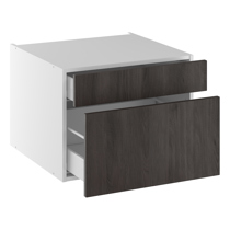 Underskab/bundskab til vaskemaskine med 2 skuffer