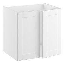 Vaskeskab til bad med 2 låger