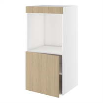 Designskab til ovn med låge og blændstykke