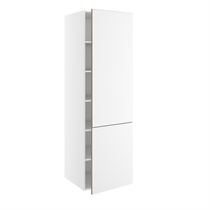  Højskab med 5 hylder - todelt låge