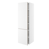  Højskab med 5 hylder - todelt låge