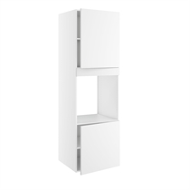 Højskab til ovn/micro<br>med 2 låger samt blændstykke