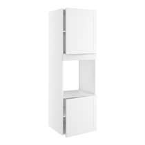 Højskab til ovn/micro<br>med 2 låger samt blændstykke